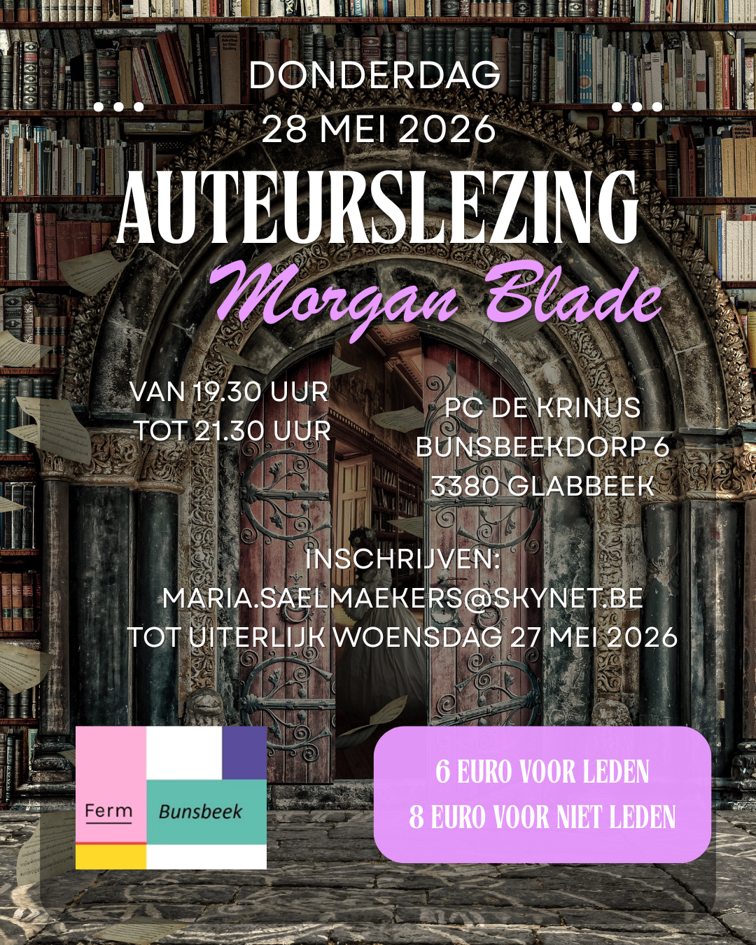 Auteurslezing FERM Bunsbeek